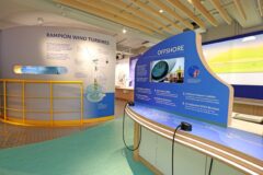 A view inside Rampion Visitor Centre